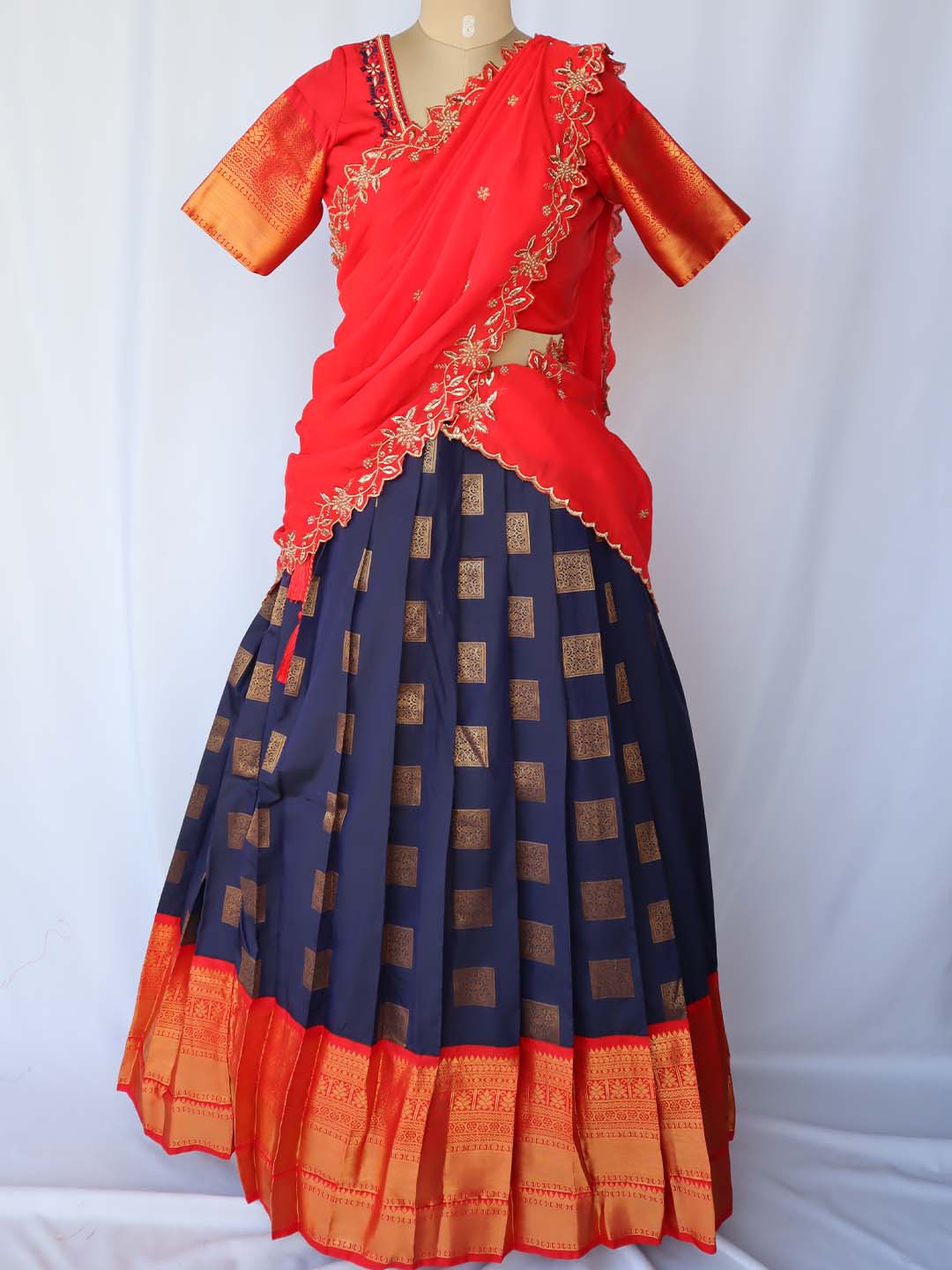 Rajathilagam Half Saree Set