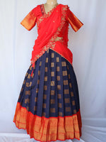 Rajathilagam Half Saree Set