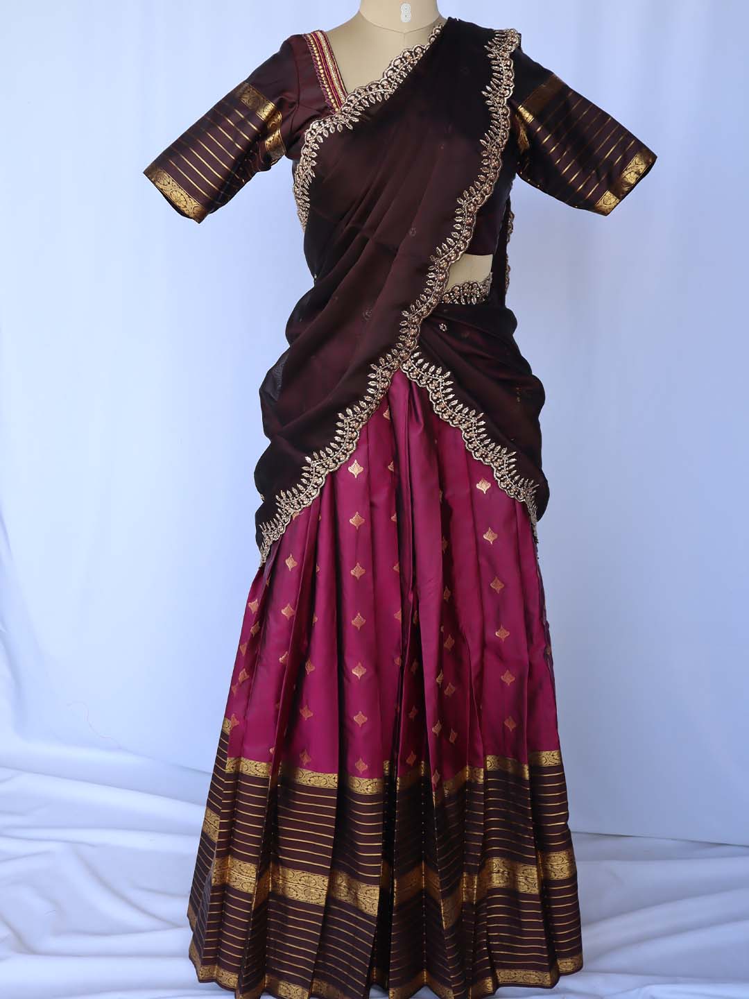 Dratchai kani Half Saree set