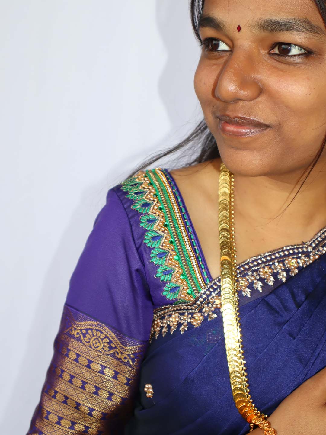 Mayura Neelam Half Saree Set