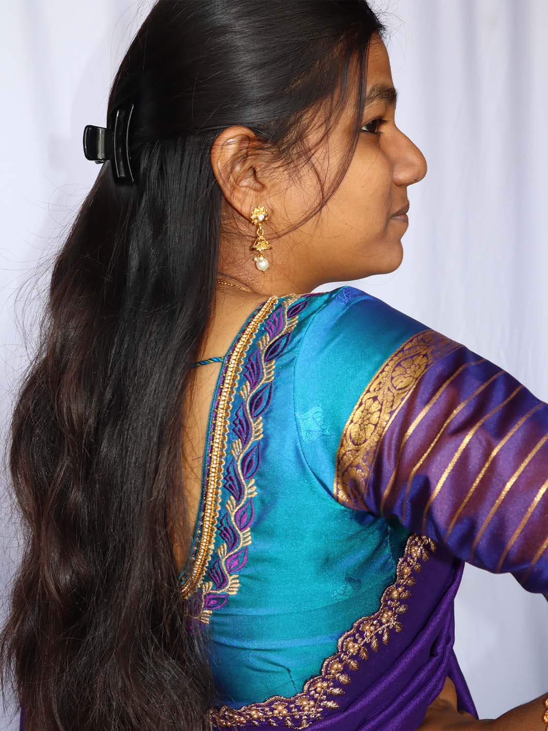 Azhagu Mayil Half Saree set
