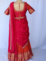 Sindura Varnam Half Saree Set