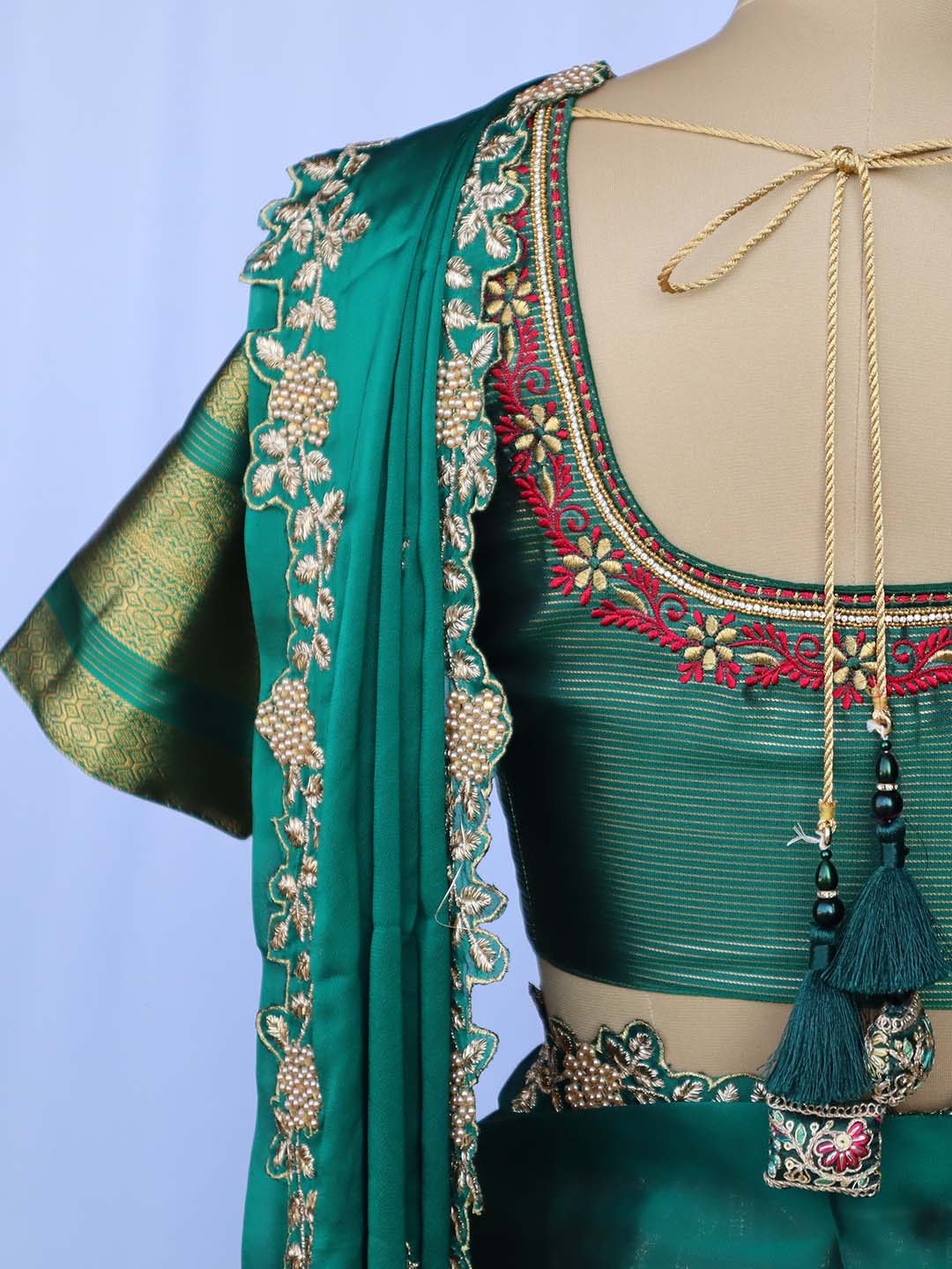 Kanakambari Half Saree set