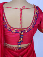 Rani Neelam Half Saree Set
