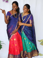 Neela Sindoor Half Saree Set