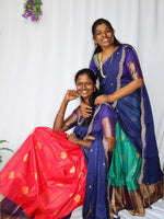 Neela Sindoor Half Saree Set