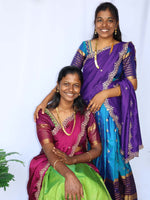 Patchai Kili Half Saree set