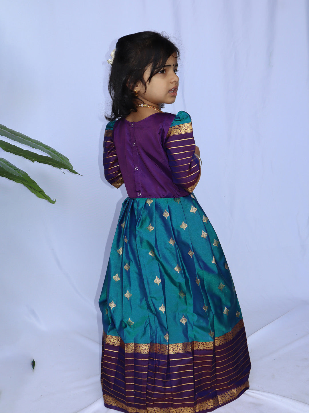 Azhagu Mayil Festive Long Dress