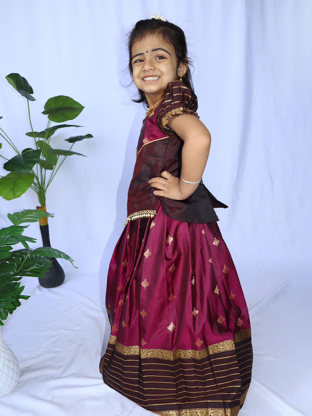Dratchai Kani Festive Pavadai Set