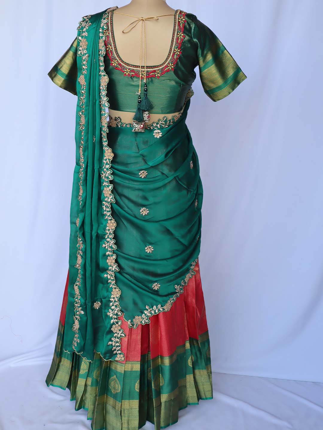 Kanakambari Half Saree set