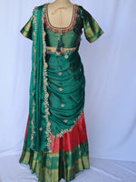 Kanakambari Half Saree set