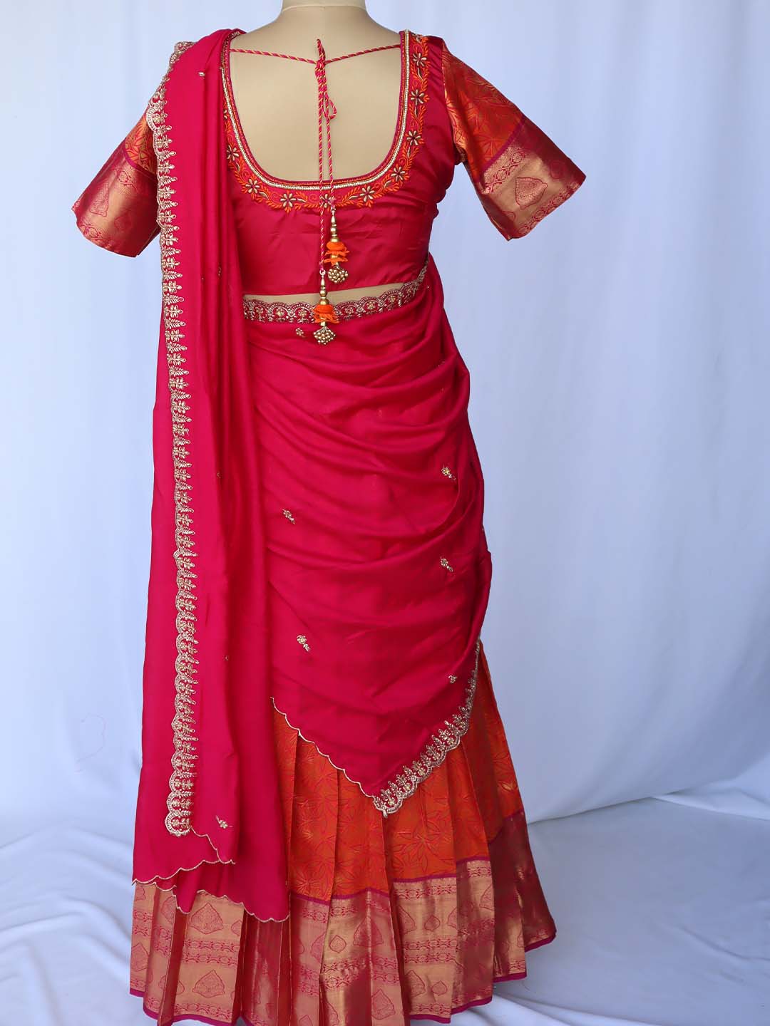 Sindura Varnam Half Saree Set