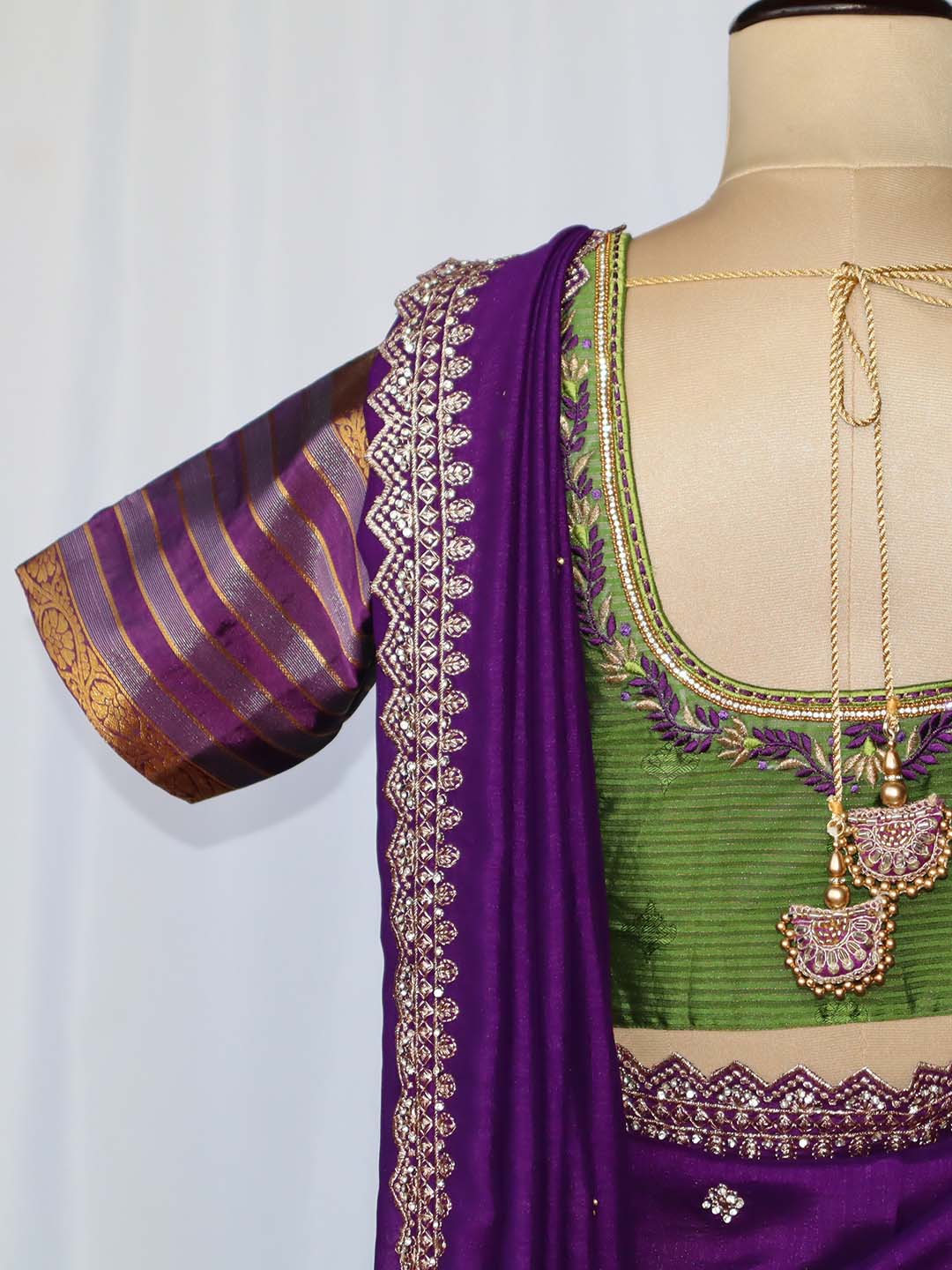 Manoranjitham Half Saree set