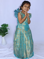 Pon Neela Royal Tissue Pavadai Set