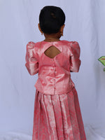 Poo Vizhi Royal Tissue Pavadai Set