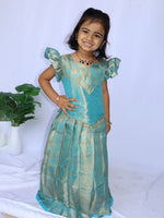 Pon Neela Royal Tissue Pavadai Set